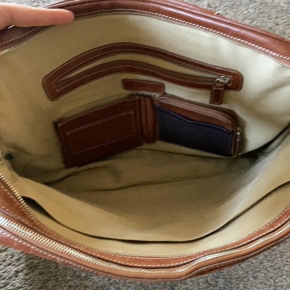 Cole Haan Leather Messenger Bag - Picture 8 of 13